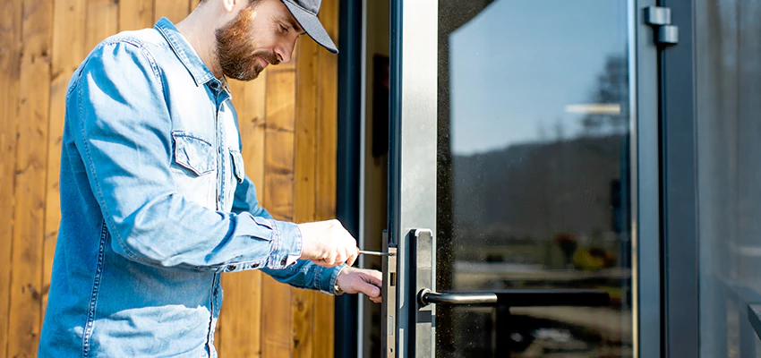 Frameless Glass Storefront Door Locks Replacement in Perris, CA